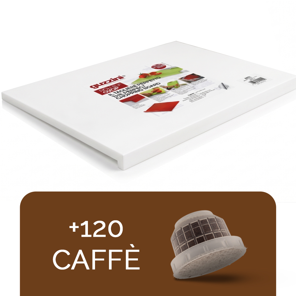 Tagliere e 120 caffè